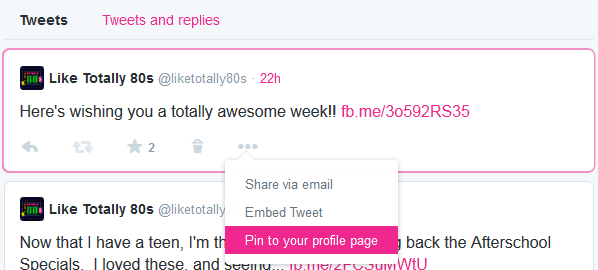 How to Pin a Tweet