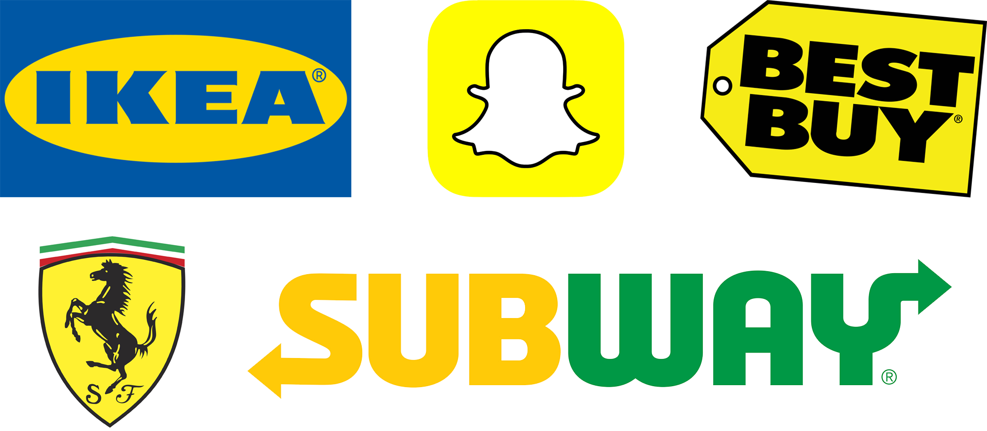 Famous brands that use yellow in their logos