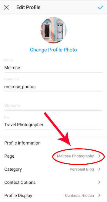 How to Link Your Instagram Account and Facebook Page