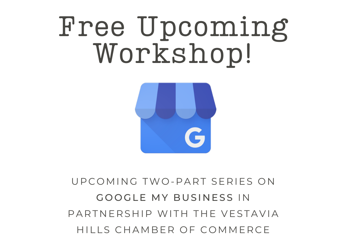 Free Google My Business Wordshop: April 14, 2021 & May 5, 2021