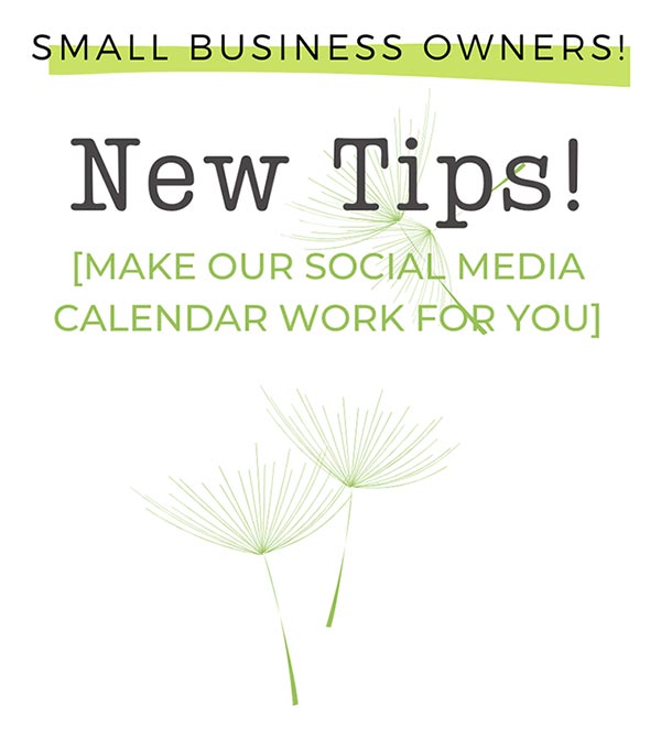 Make Our Social Media Calendar Work for You